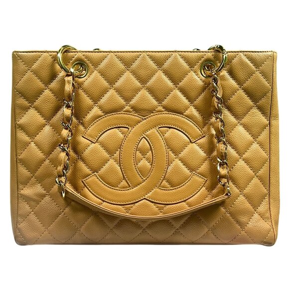 B-2. Chanel Caviar Quilted Grand Shopping Tote - Picture 1 of 16